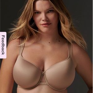 NWT | Third Love | 32F 24/7 Full Coverage Lace Bra Nude